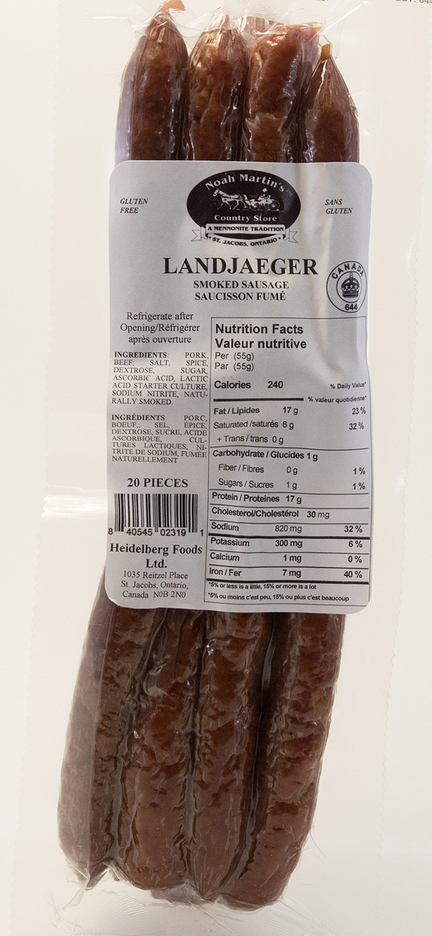 Landjaeger Sausage