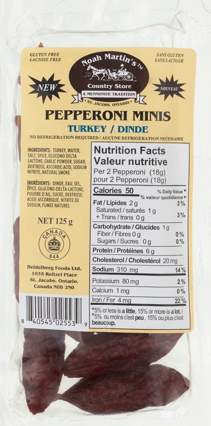 Pepperoni Minis Mild